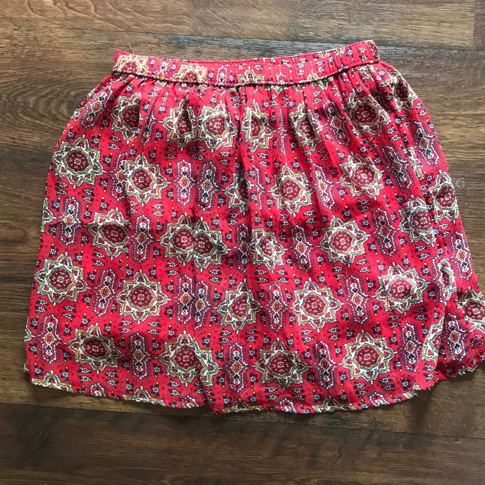 Hollister patterned skirt